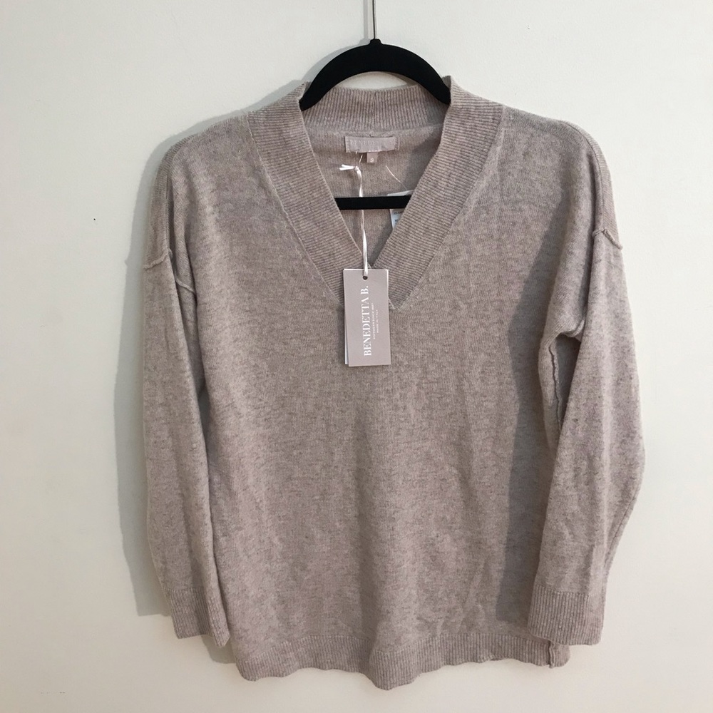 Benedetta B. Cashmere & Wool Sweater. NWT. Small